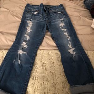 fun american eagle capris 💕💕